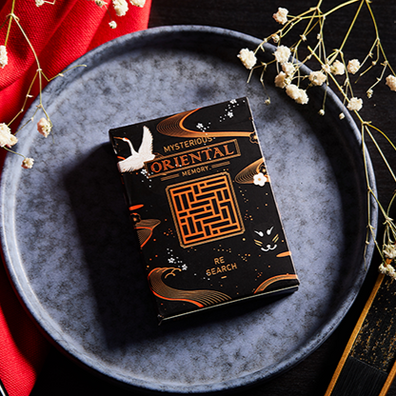 Oriental Memory Black playing Cards